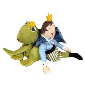 IKEA Prince/Frog Reversible Transforming Plush "KVAK" Soft Toy | 16"